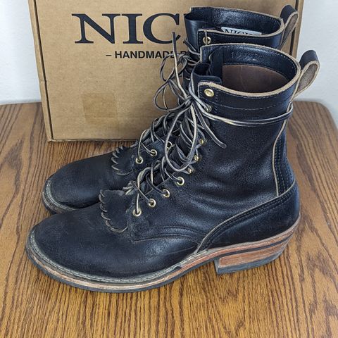 Nicks MTO in Horween Black Waxed Flesh