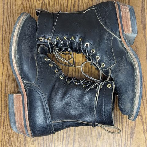 Nicks MTO in Horween Black Waxed Flesh