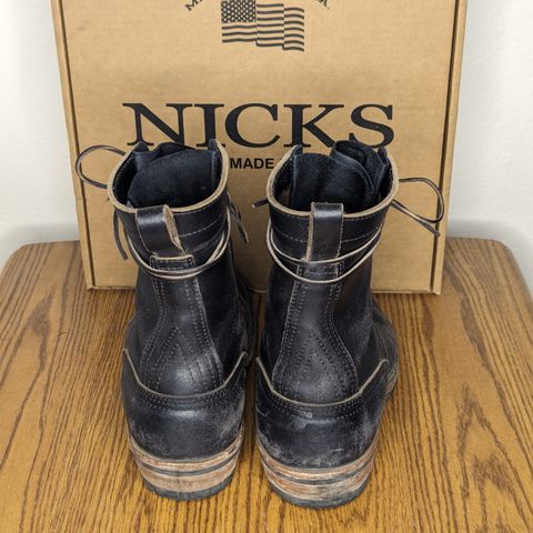 Nicks MTO in Horween Black Waxed Flesh