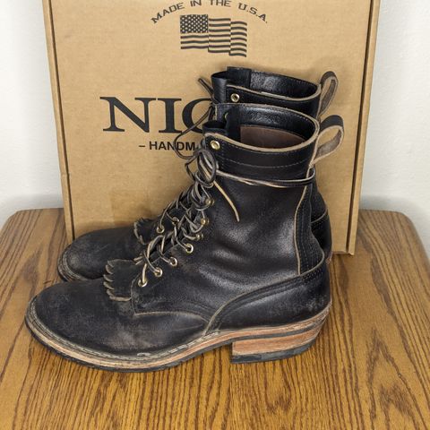 Nicks MTO in Horween Black Waxed Flesh