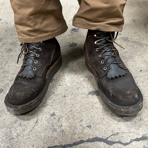 Search result thumbnail of Frank's Boots Rainier in Seidel Mocha Oil Tan Roughout