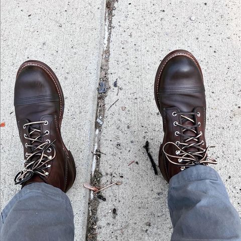 View photo of Red Wing Iron Ranger in S.B. Foot Amber Harness