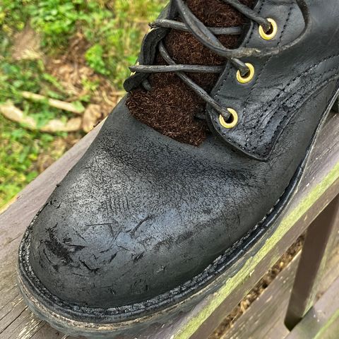 View photo of Frank's Boots The Patriot in Seidel Black Oil Tan