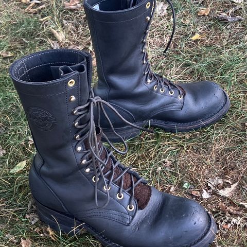 View photo of Frank's Boots The Patriot in Seidel Black Oil Tan