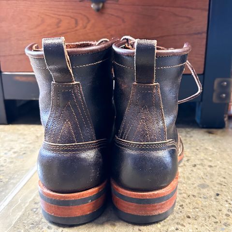 Nicks Falcon in Horween Brown Waxed Flesh