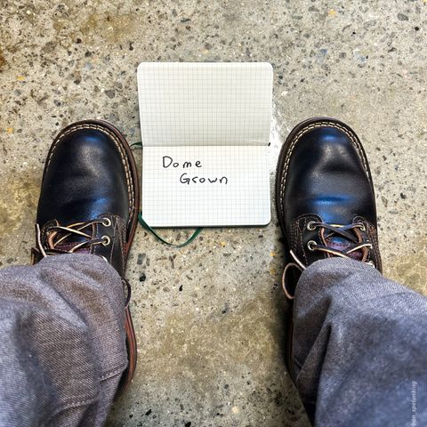 Nicks Falcon in Horween Brown Waxed Flesh