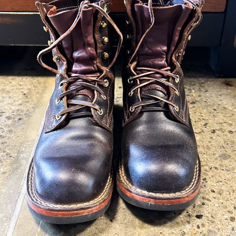 Nicks Falcon in Horween Brown Waxed Flesh