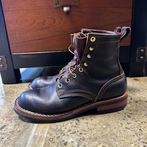 Nicks Falcon in Horween Brown Waxed Flesh