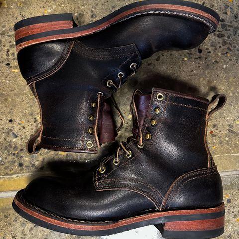 Nicks Falcon in Horween Brown Waxed Flesh