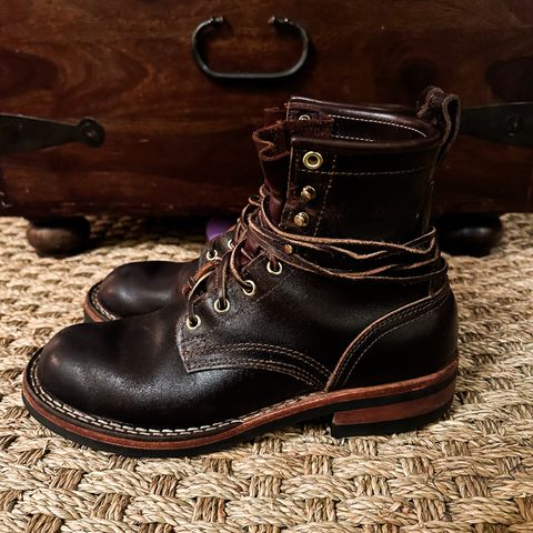 Nicks Falcon in Horween Brown Waxed Flesh