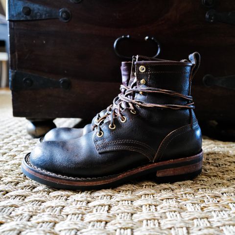 Nicks Falcon in Horween Brown Waxed Flesh