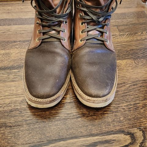 Viberg Bobcat in Horween Olive Waxed Flesh