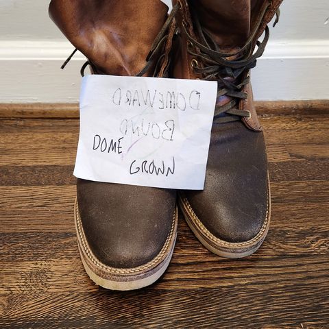 Viberg Bobcat in Horween Olive Waxed Flesh