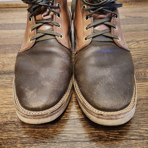 Viberg Bobcat in Horween Olive Waxed Flesh