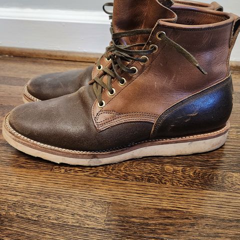 Viberg Bobcat in Horween Olive Waxed Flesh