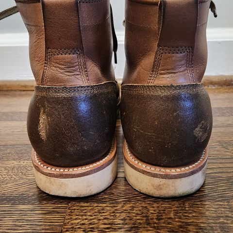 Viberg Bobcat in Horween Olive Waxed Flesh