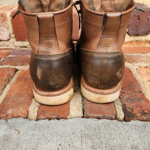 Viberg Bobcat in Horween Olive Waxed Flesh