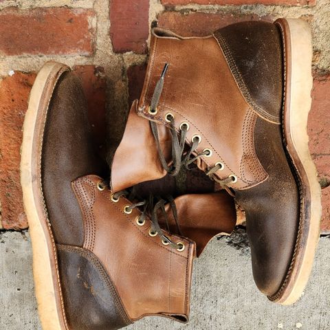 Viberg Bobcat in Horween Olive Waxed Flesh