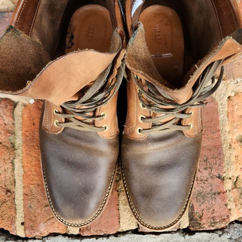 Viberg Bobcat in Horween Olive Waxed Flesh