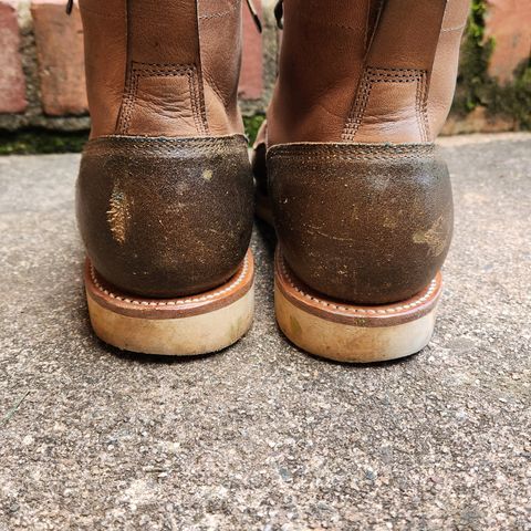 Viberg Bobcat in Horween Olive Waxed Flesh
