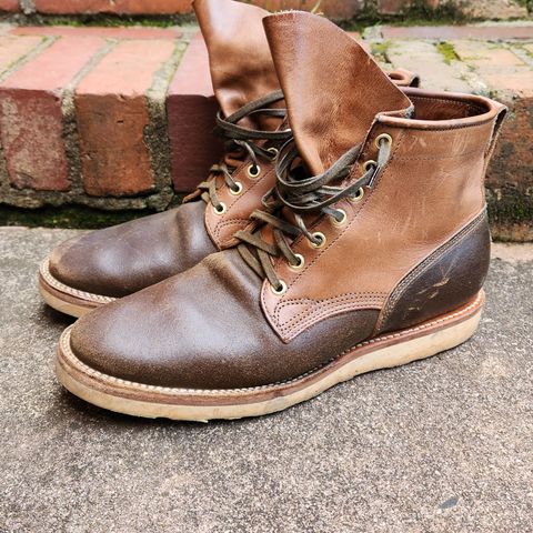 Viberg Bobcat in Horween Olive Waxed Flesh