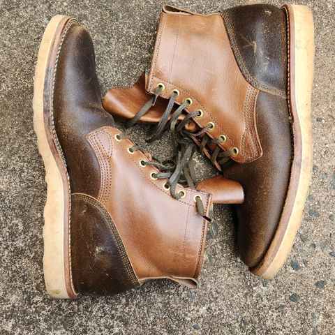Viberg Bobcat in Horween Olive Waxed Flesh