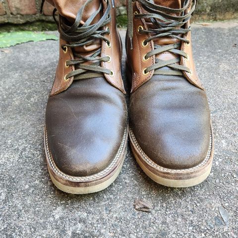 Viberg Bobcat in Horween Olive Waxed Flesh