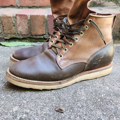 Viberg Bobcat in Horween Olive Waxed Flesh