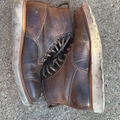 View photo of Viberg Scout Boot in Horween Rowdy Dachshund