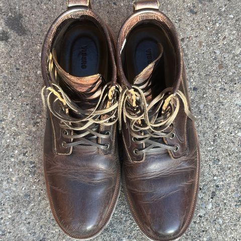 View photo of Viberg Scout Boot in Horween Rowdy Dachshund