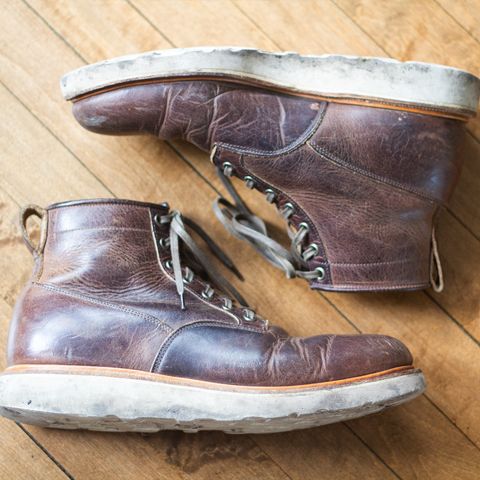 View photo of Viberg Scout Boot in Horween Rowdy Dachshund