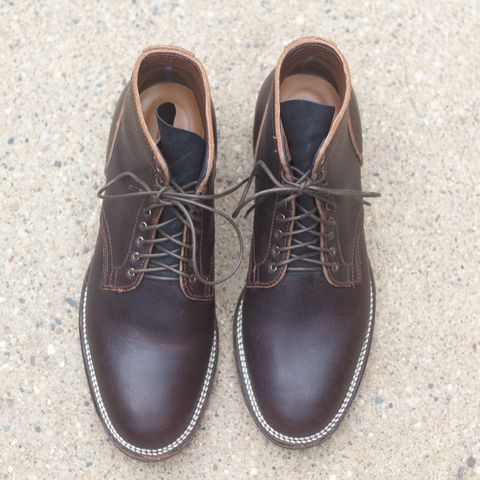 Viberg Service Boot in Horween Brown Waxed Flesh
