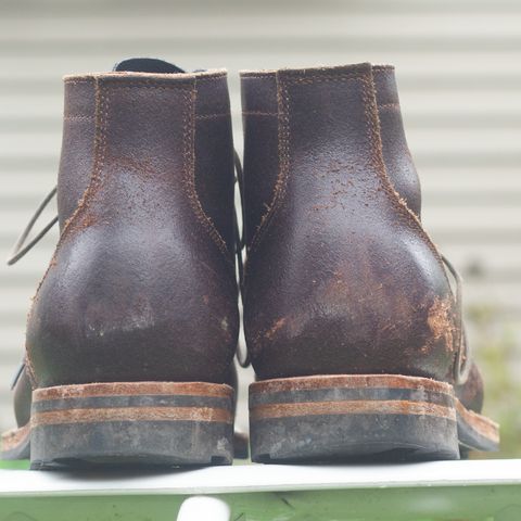 View photo of Viberg Service Boot in Horween Brown Waxed Flesh