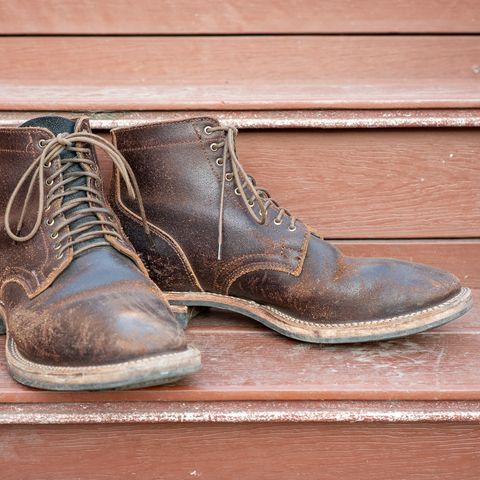 Viberg Service Boot in Horween Brown Waxed Flesh