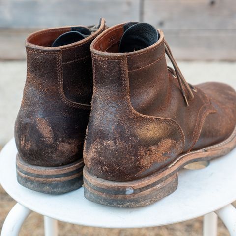 Viberg Service Boot in Horween Brown Waxed Flesh