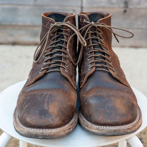 Viberg Service Boot in Horween Brown Waxed Flesh
