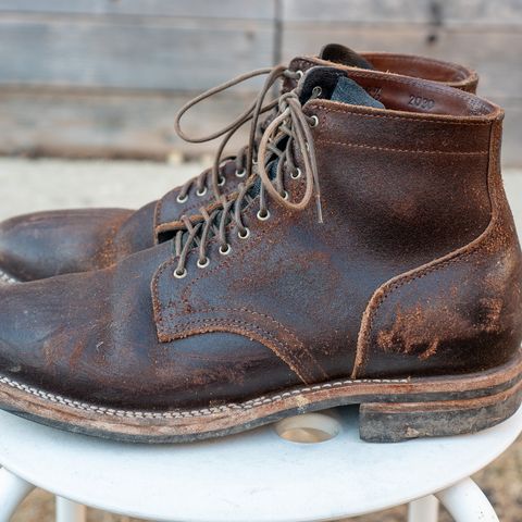 Viberg Service Boot in Horween Brown Waxed Flesh