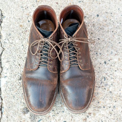Viberg Service Boot in Horween Brown Waxed Flesh
