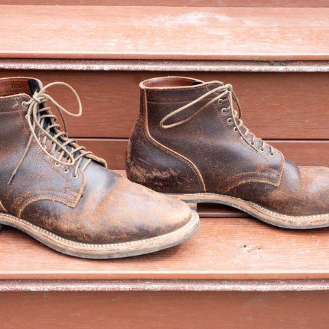 Viberg Service Boot in Horween Brown Waxed Flesh