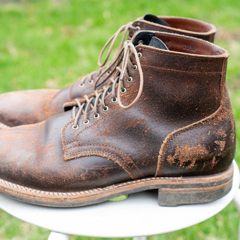 Viberg Service Boot in Horween Brown Waxed Flesh