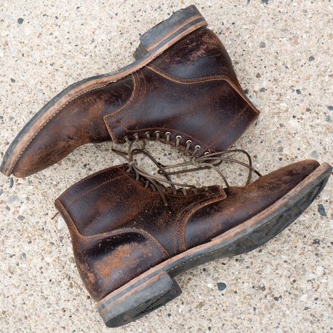 Viberg Service Boot in Horween Brown Waxed Flesh