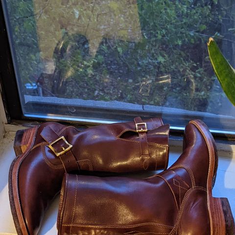 Prof Barnets Neocliffwood Boots in Tochigi Jeans #8 Chocolate