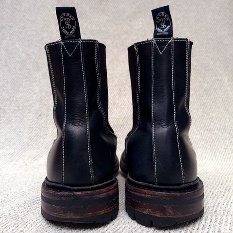 View photo of Tricker's Stephen Chelsea Boot in Black Calf