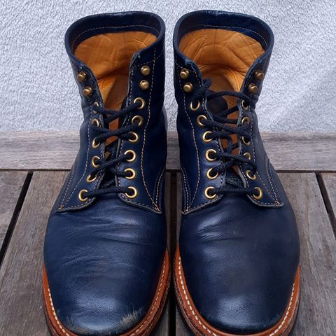 Search result thumbnail of Y'2 Leather Work Boot in Indigo Horsehide