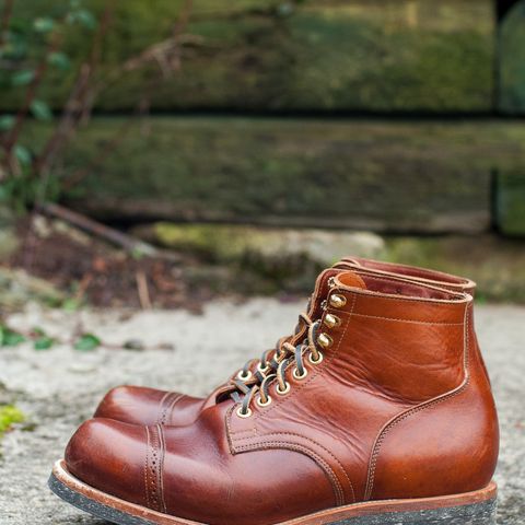 Viberg Service Boot BCT in Shinki Cognac Oiled Horsebutt
