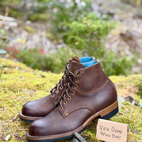 Iron Boots Type 1 in C.F. Stead Snuff Waxed Kudu