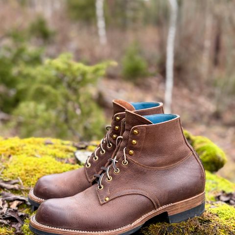 Iron Boots Type 1 in C.F. Stead Snuff Waxed Kudu