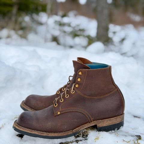 Iron Boots Type 1 in C.F. Stead Snuff Waxed Kudu