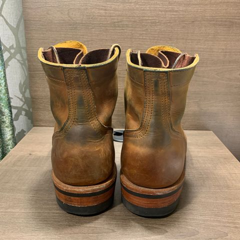 Nicks Americana in Horween Orange Predator
