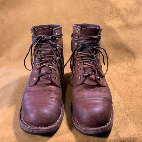Nicks Americana in Horween Orange Predator